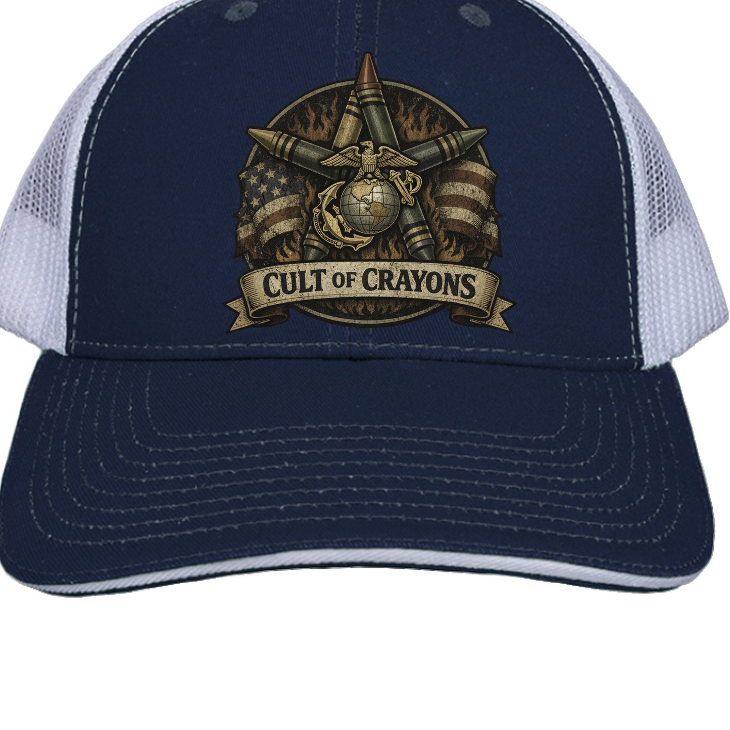 Navy/ White - FRONT